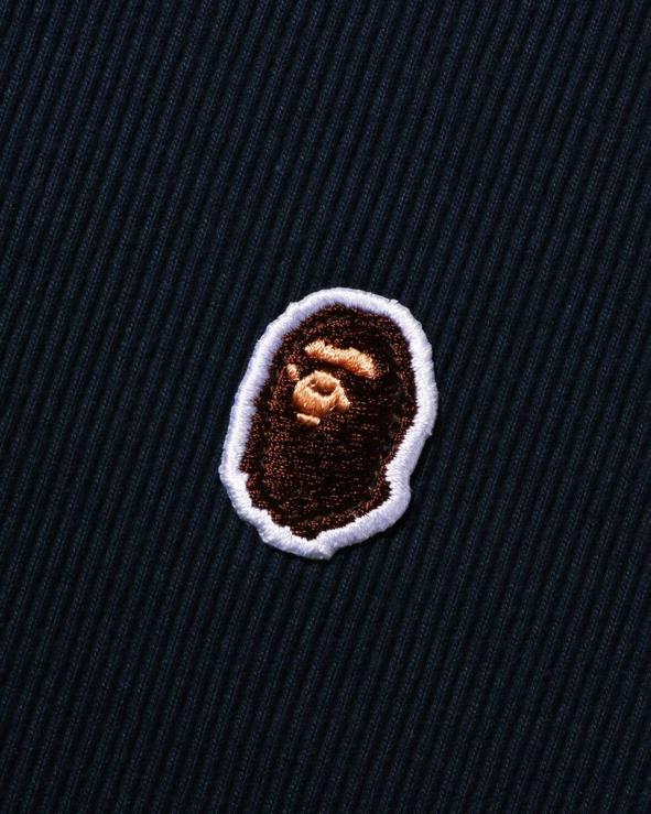 כחול כהה A Bathing Ape 644LV909 נשים ראש צלעות נקודתית אחת