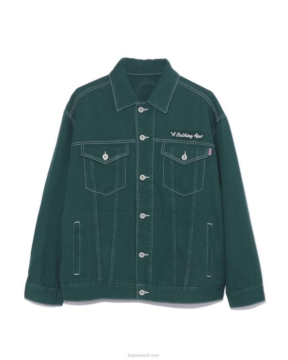 ג'ונגל עמוק A Bathing Ape 644LV911 נשים מעיל אריג בצבע אוברסייז אלוף