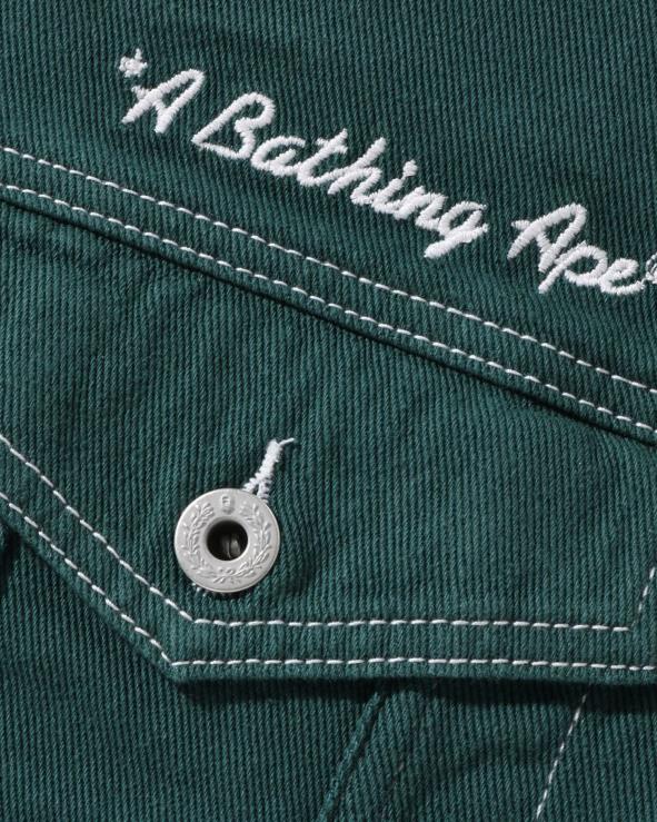 ג'ונגל עמוק A Bathing Ape 644LV911 נשים מעיל אריג בצבע אוברסייז אלוף