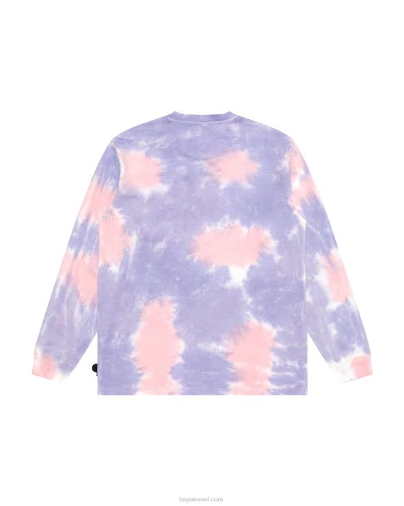 סָגוֹל A Bathing Ape 644LV915 נשים טי בייבי מילו עם שרוול ארוך