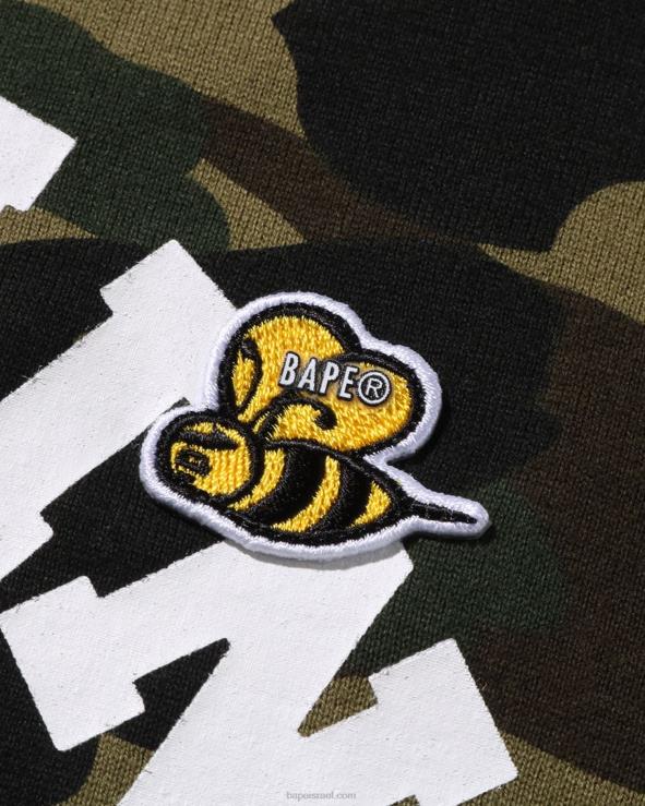 צבא ירוק A Bathing Ape 644LV919 נשים טי קמו 1st multi label