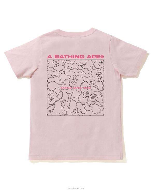 וָרוֹד A Bathing Ape 644LV925 נשים קו קמו טי