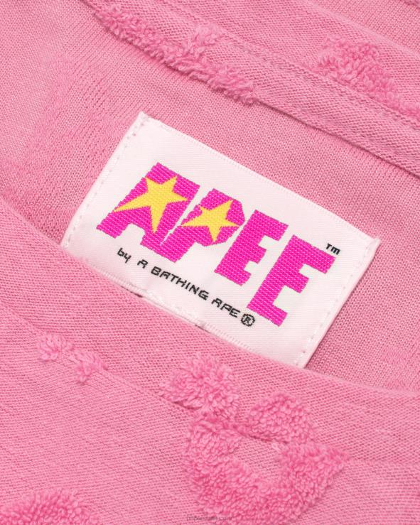 וָרוֹד A Bathing Ape 644LV932 נשים אפוד דפוס קצוץ