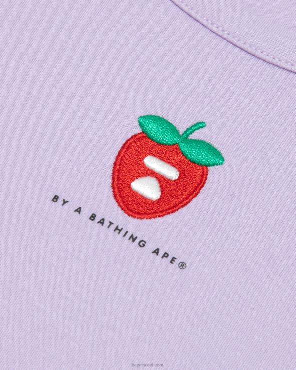 לִילָך A Bathing Ape 644LV938 נשים טי ברי לוגו
