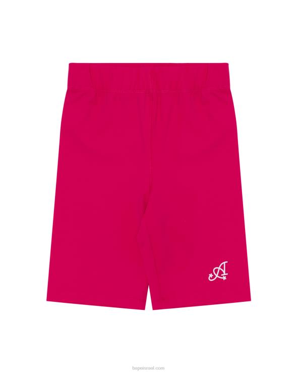 ורד קרמין A Bathing Ape 644LV942 נשים מכנסיים קצרים בגזרה דקיקה