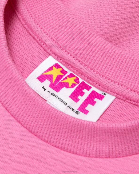 וָרוֹד A Bathing Ape 644LV944 נשים סווטשירט לוגו קצוץ