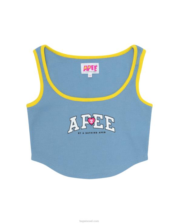 כחול חומצה A Bathing Ape 644LV947 נשים אפוד גרפי