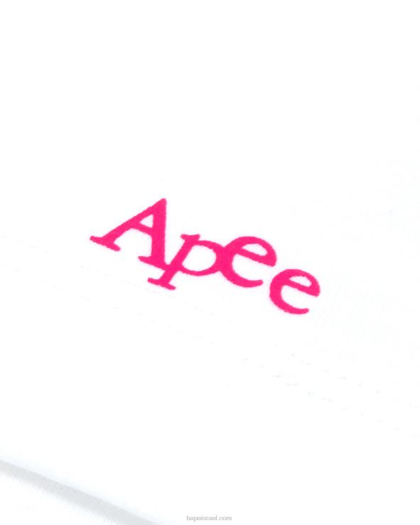לבן מולבן A Bathing Ape 644LV958 נשים טי קלאסי