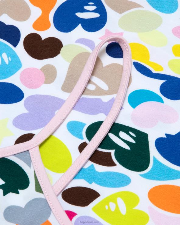 קייס A Bathing Ape 644LV959 נשים שמלה בהדפס לוגו