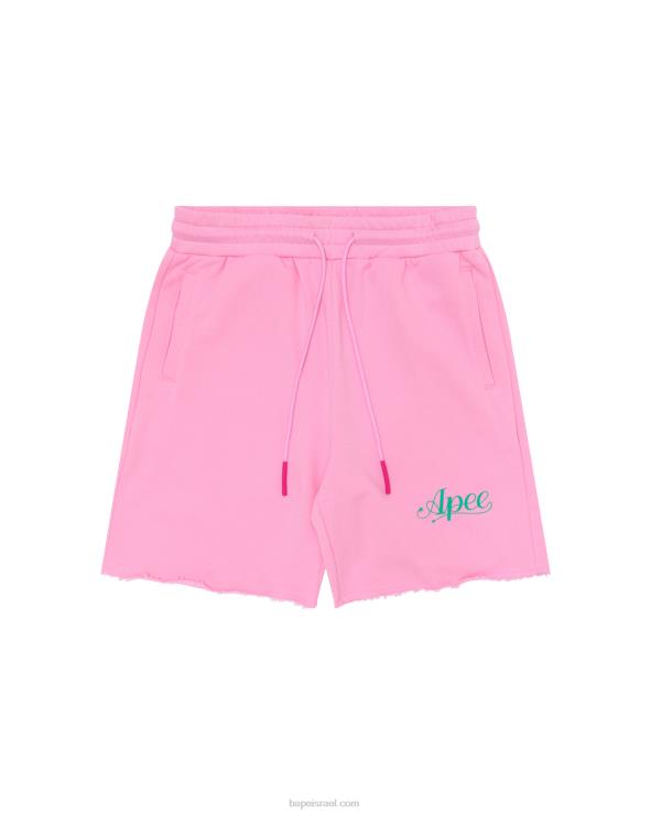 וָרוֹד A Bathing Ape 644LV961 נשים מכנסי טרקלין קצרים עם לוגו