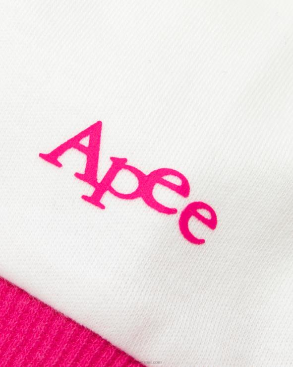קיר לבן A Bathing Ape 644LV963 נשים טי קצוץ לב