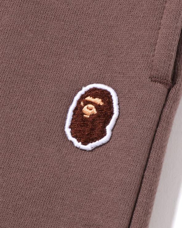 חום A Bathing Ape 644LV972 נשים מכנסי טרנינג אוברסייז נקודה אחת