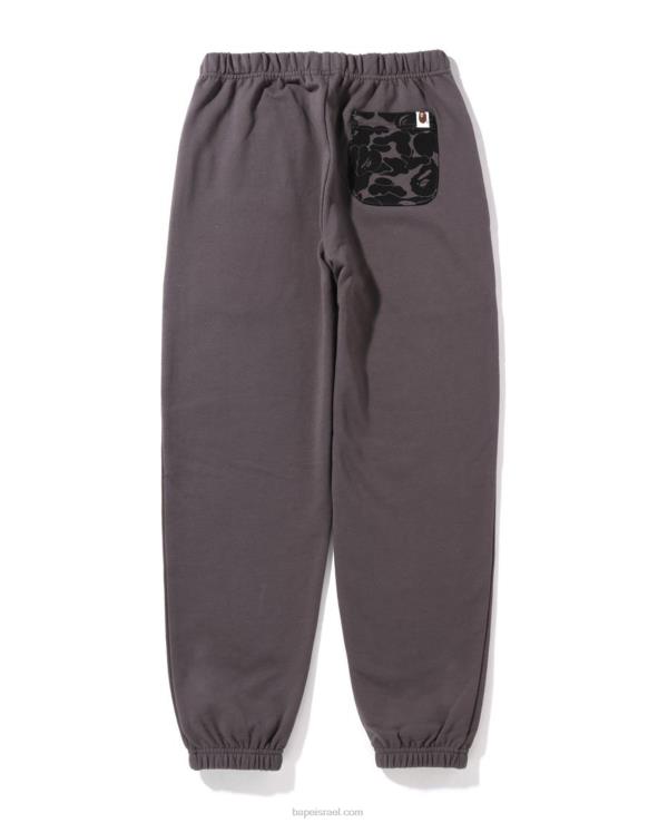 אפור A Bathing Ape 644LV973 נשים מכנסי טרנינג אוברסייז נקודה אחת