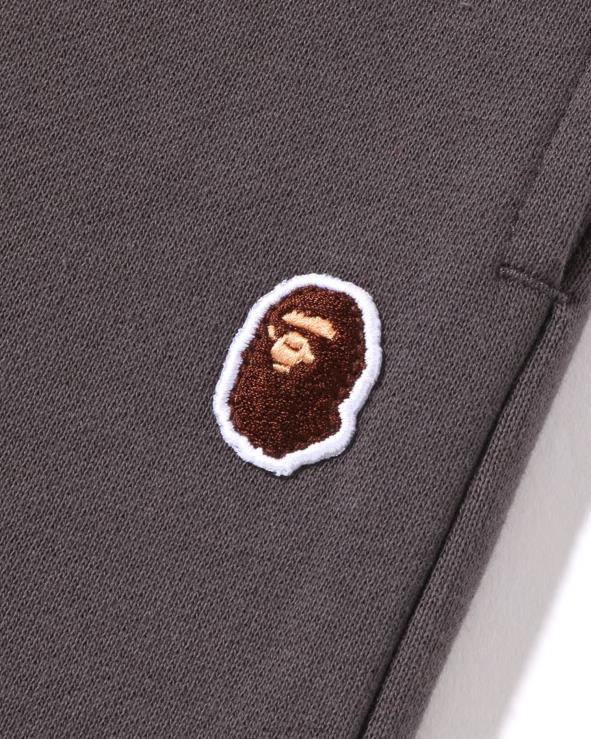 אפור A Bathing Ape 644LV973 נשים מכנסי טרנינג אוברסייז נקודה אחת