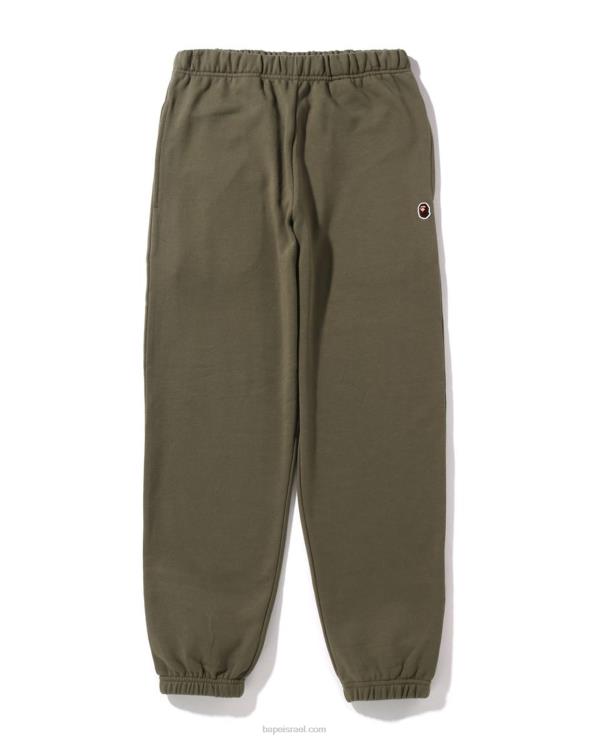 צבא ירוק A Bathing Ape 644LV974 נשים מכנסי טרנינג אוברסייז נקודה אחת