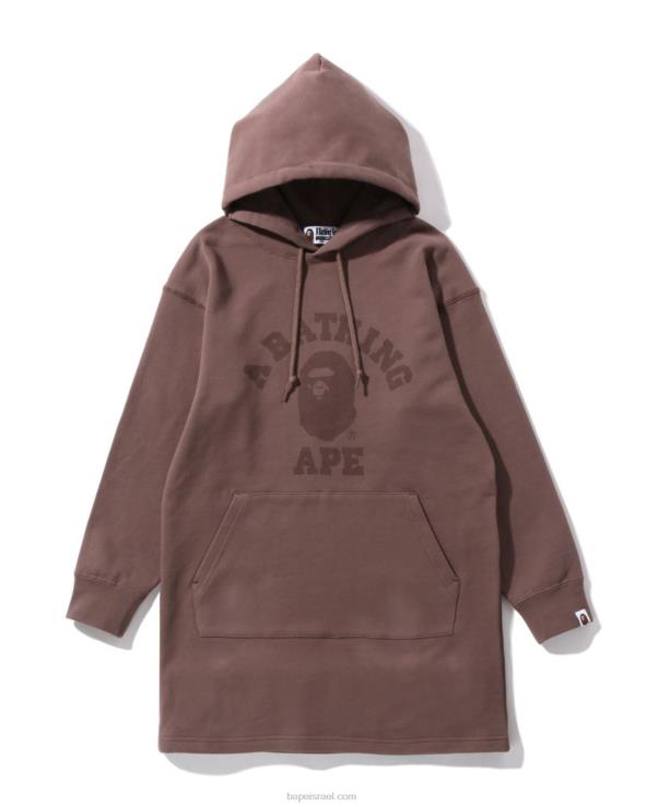 חום A Bathing Ape 644LV975 נשים קפוצ'ון נקודה אחת בראש