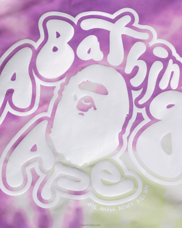 קייס A Bathing Ape 644LV995 נשים ז'קט קפוצ'ון עם רוכסן מלא בגודל מעונב