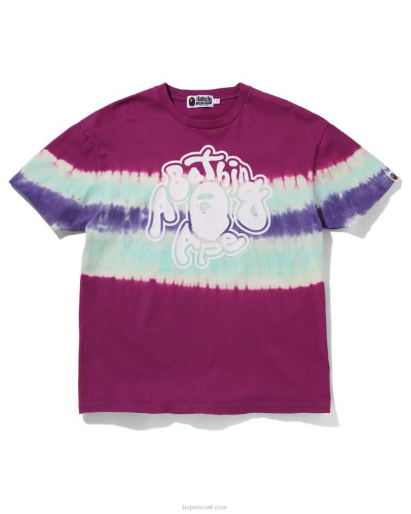 סָגוֹל A Bathing Ape 644LV996 נשים tie-dye טי אוברסייז